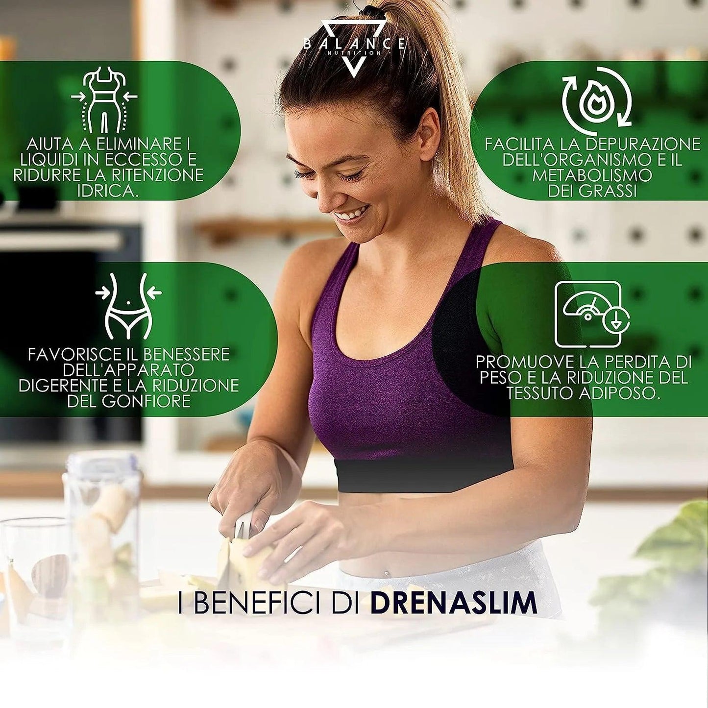 Drena: drenante naturale forte per ritenzione idrica e cellulite